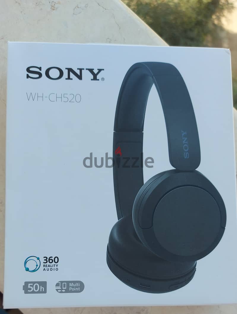 Sony WH-CH520 with all its accessories and original package. 1