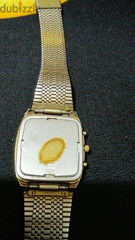 ساعة يد ذهبي من سيتيزين كلاسيكية أصلية نادرة صناعة يابانى 2