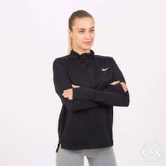 Nike Womens Pacer Half Zip Top - Black 0