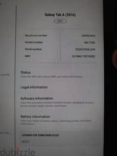 Samsung Tablet Galaxy a6 0