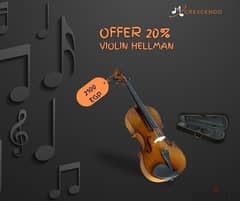 كمان هيلمان جديدة- Violin Hellman (brand new) 0