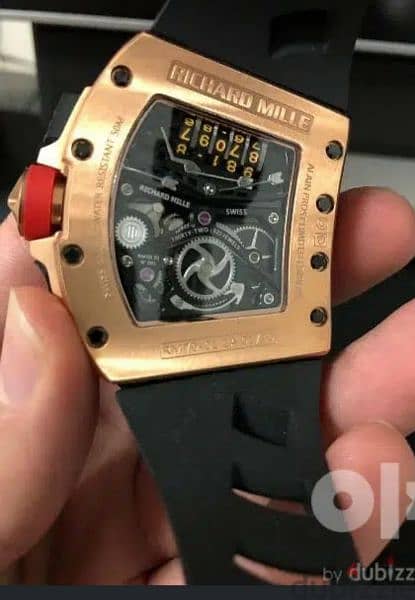 Richard Mille Riplica same original uk imported 
rose  gold 1