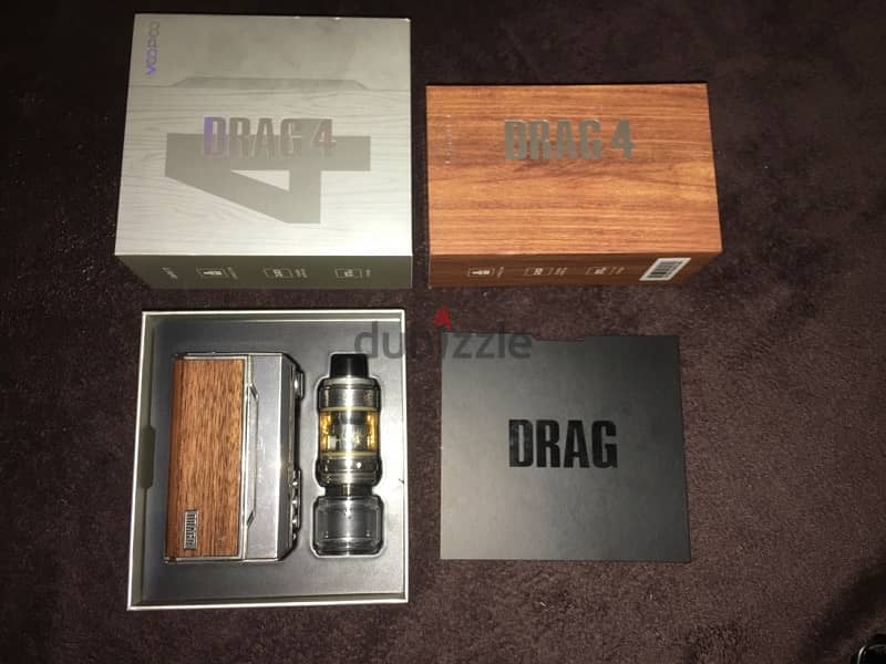 Drag 4 + Voopoo RBA coil- فيب دراج ٤ + كويل فوبو ريبلد - Other Items ...
