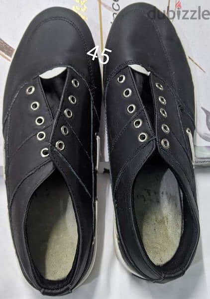 كوتشي حذاء جلد طبيعي مستعمل وجديد خامة وجودة ومتانة 9