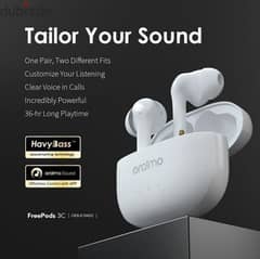 Oraimo FreePods 3C with 4-Mic Call Noise Cancelling,Waterproof 0