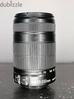 Lens canon 55-250 0