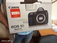 Barely used Canon EOS 5D Mark iv