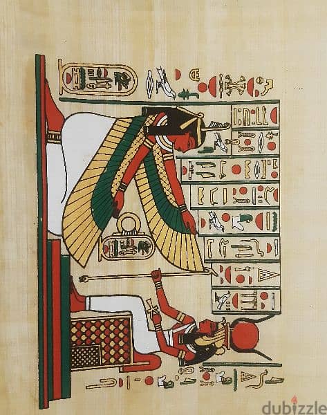 10رسومات علي ورق البردي الفرعوني بجودة عالية مقاس ٢٠×١٨ 7