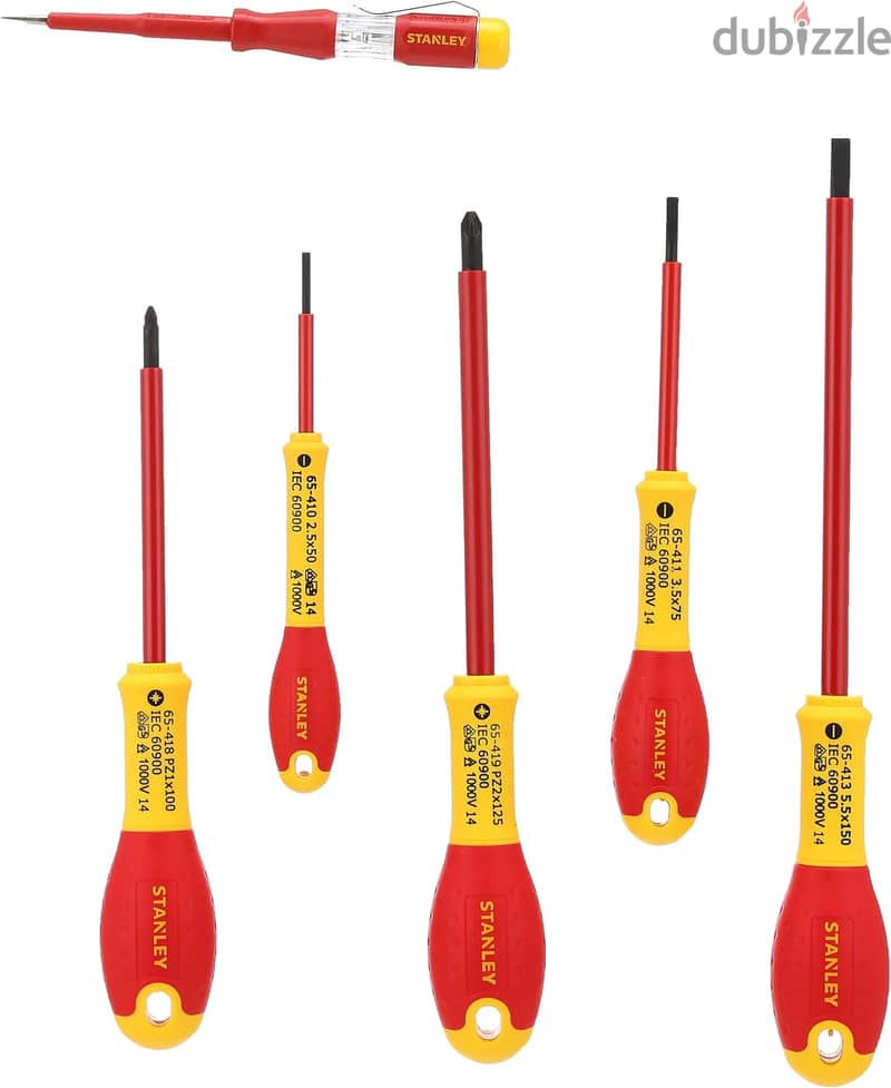 Stanley Fatmax 0-65-443 Insulated Slotted Pozi Set 1