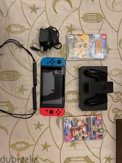 Nintendo switch with all its accessories “games not included”