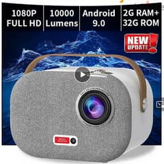 Projector 4K Wifi 2+32G 10000 Lumens Bluetooth Android Video Probable