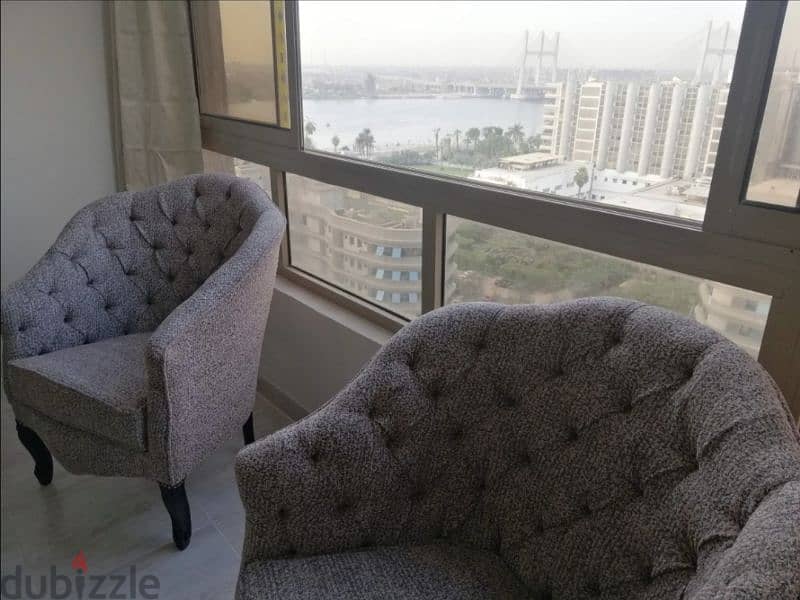 شقة مفروشة مكيفة فيو رائع على النيل  Furnished apartment  Nile view 1