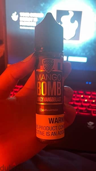 VGOD Mango Bomb 6mg 60ml فيجود مانجو ليكويد بريميم مستورد نيكوتين ٦ 2