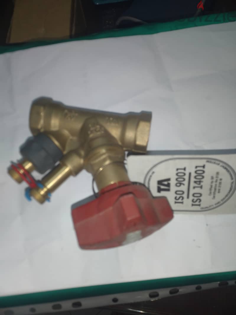 balancing valve 20 mm  محبس اتزان تلات اربع بوصه ماركة TA جديد 4
