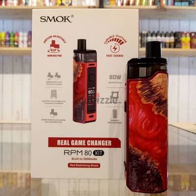 فيب كيت كامل سموك جديد متبرشم Smok rpm 80 kit Vape new