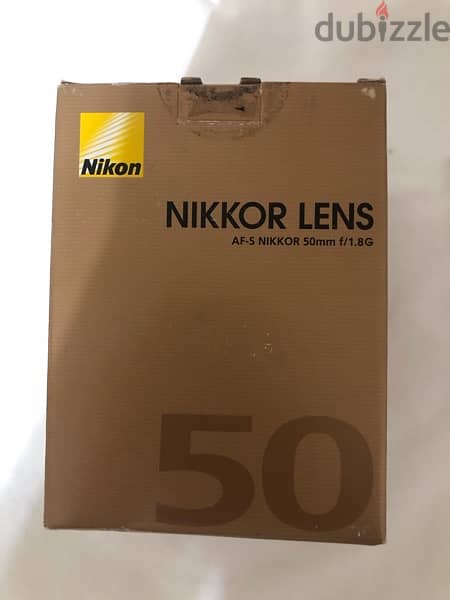 Nikon lens 50mm 1.8G 2