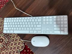 Apple keyboard with full number  keypad Arbaic 0