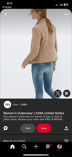zara puffer jacket size medium 2
