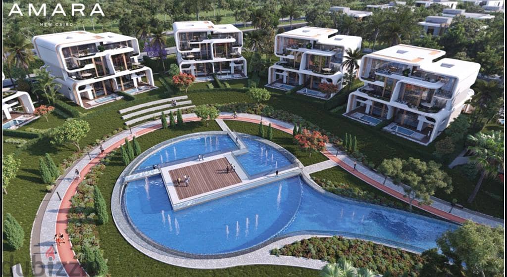 121 sqm apartment for sale, fully finished, in AMARA Compound on the ...