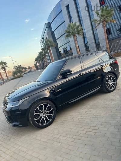 ايجار رانج روفر سبورت svr  بلاك ايديشن range rover for rent