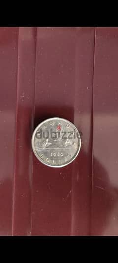 1960 Canadian silver dollar 0
