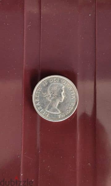 1960 Canadian silver dollar 1