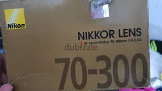 Nikon lens 70-300 mm