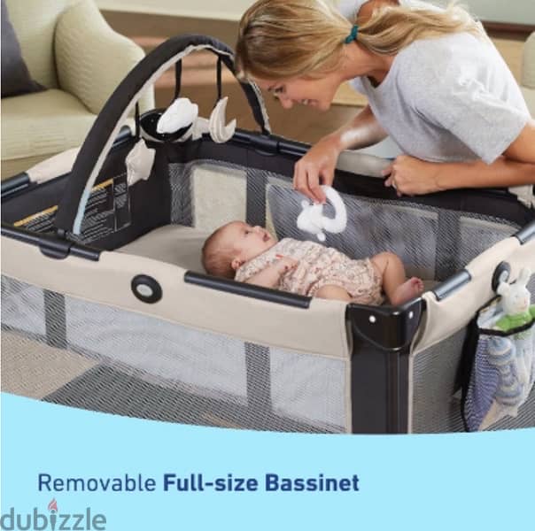 Graco Pack 'n Play On the Go Playard with Bassinet, Pasadena 4