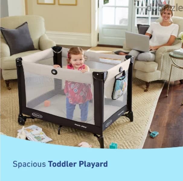 Graco Pack 'n Play On the Go Playard with Bassinet, Pasadena 5