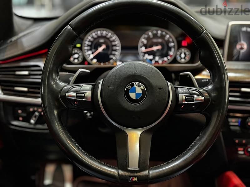 BMW X6 Model 2016 M50i فبريكه صيانات توكيل 6