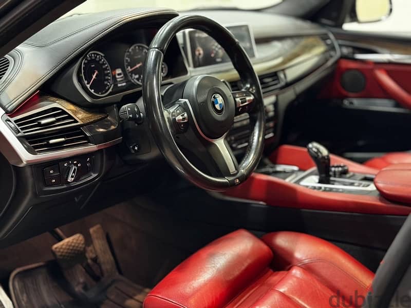 BMW X6 Model 2016 M50i فبريكه صيانات توكيل 8