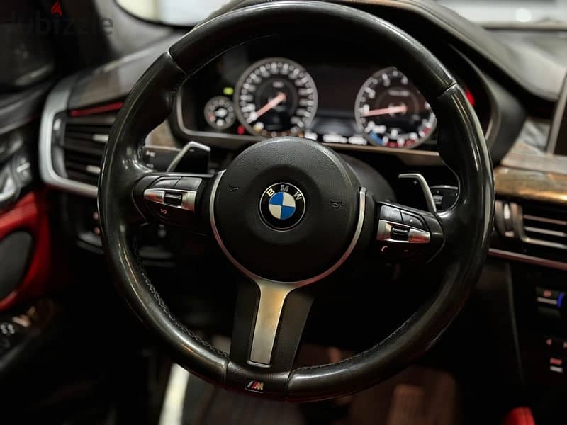 BMW X6 Model 2016 M50i فبريكه صيانات توكيل 10