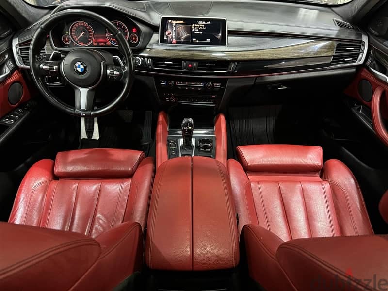 BMW X6 Model 2016 M50i فبريكه صيانات توكيل 16