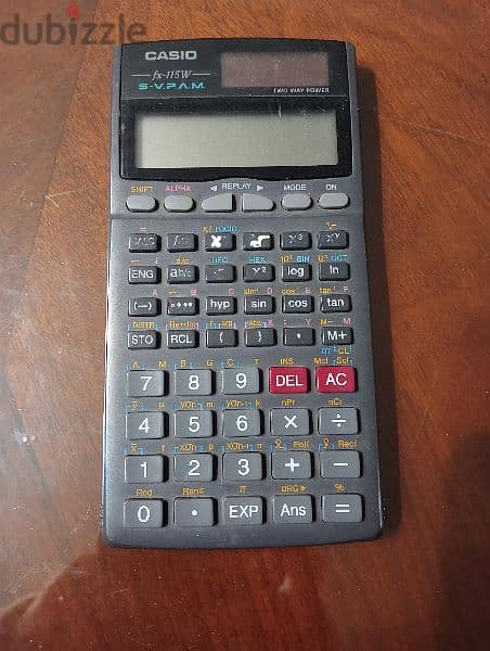 calculator Casio قديم شغال بالطاقة الضوئيه 1