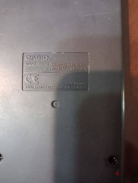 calculator Casio قديم شغال بالطاقة الضوئيه 3
