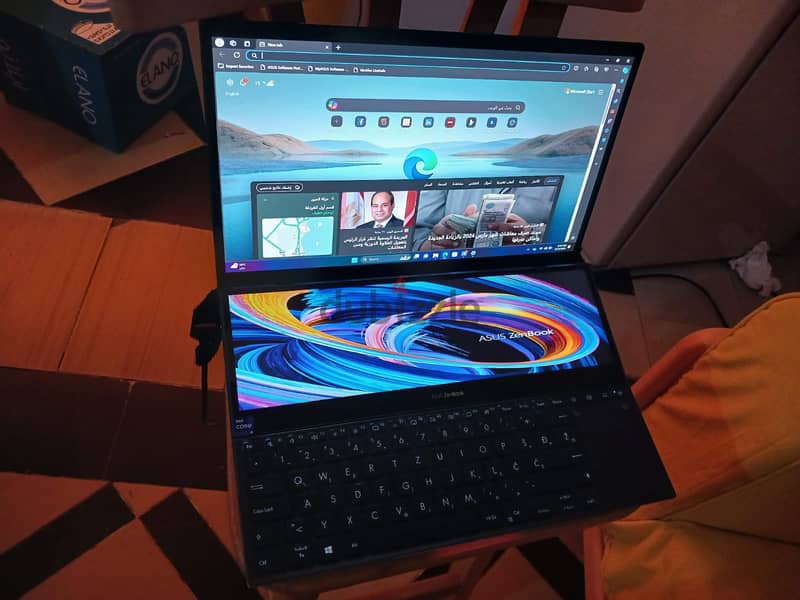 لاب توب وحش الوحووش اسوس ASUS ZenBook Pro Duo UX582HS Laptop 1