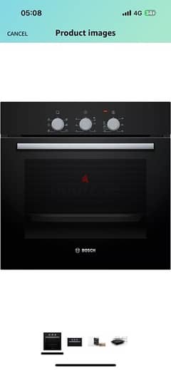 Bosch Electric Oven 66 litres Built in NEW SEALED
