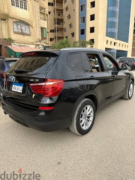 BMW X3 2016 Face Left 125 KM صيانات وكيل Fabrica with Protect me 1
