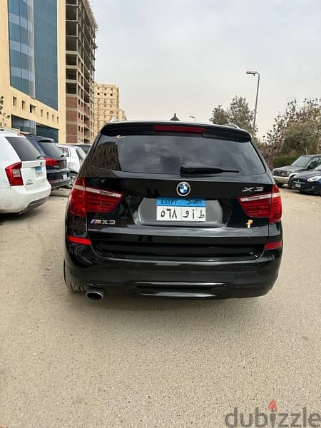 BMW X3 2016 Face Left 125 KM صيانات وكيل Fabrica with Protect me 2