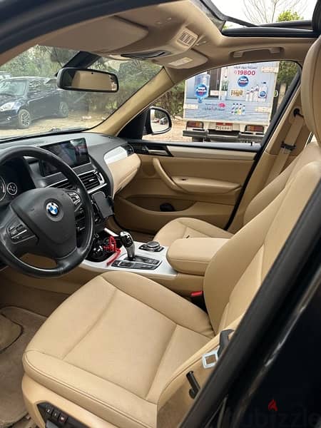 BMW X3 2016 Face Left 125 KM صيانات وكيل Fabrica with Protect me 5