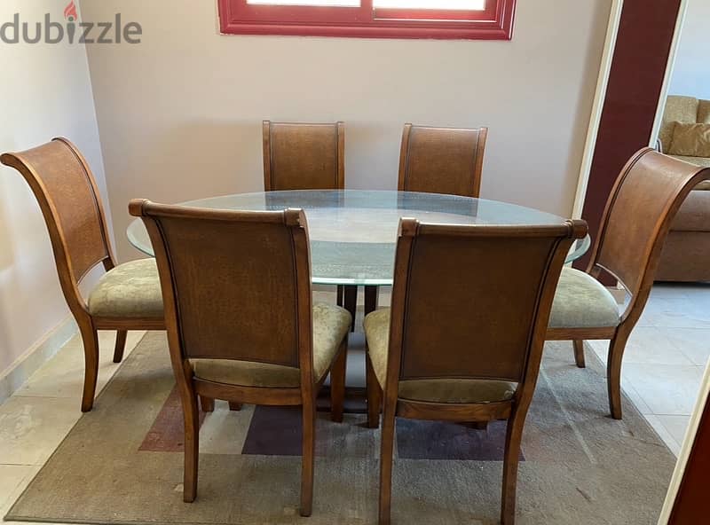 High Point dining table and chairs 1