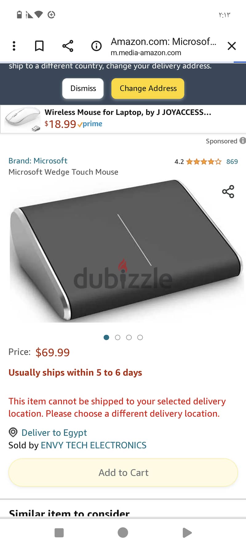 Microsoft Wedge Touch Mouse 6