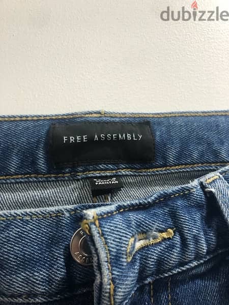 Free ASSEMBLY Athletic slim fit jeans 1