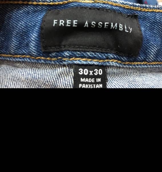Free ASSEMBLY Athletic slim fit jeans 5