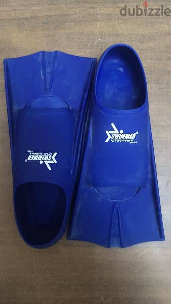 Swimmer Short Silicone Swimming Fins size 33-35 2