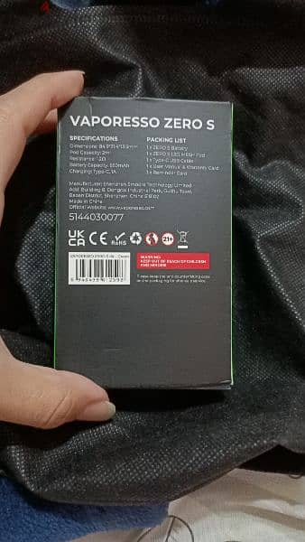 Smoke . . Vapresso Zero S 3