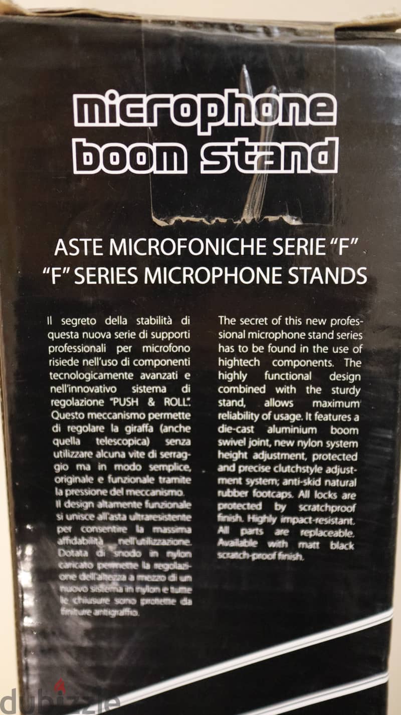 ستاند ميكروفون ايطالي (جديد) - Microphone Boom Stand 10