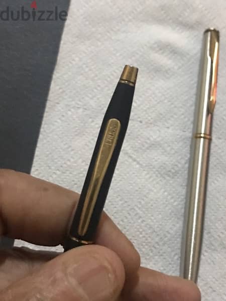قلم كروس رصاص كالجديد + قلم باركر أمريكى زيرو 4