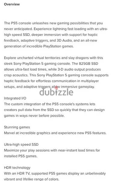 PlayStation 5 - International Version - Comes from UAE 7