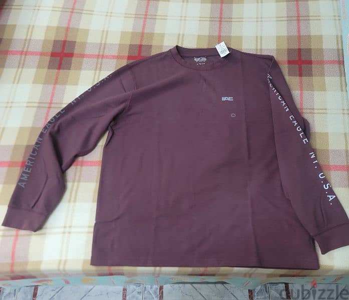 Burgundy American Eagle T shirt Original XL 0